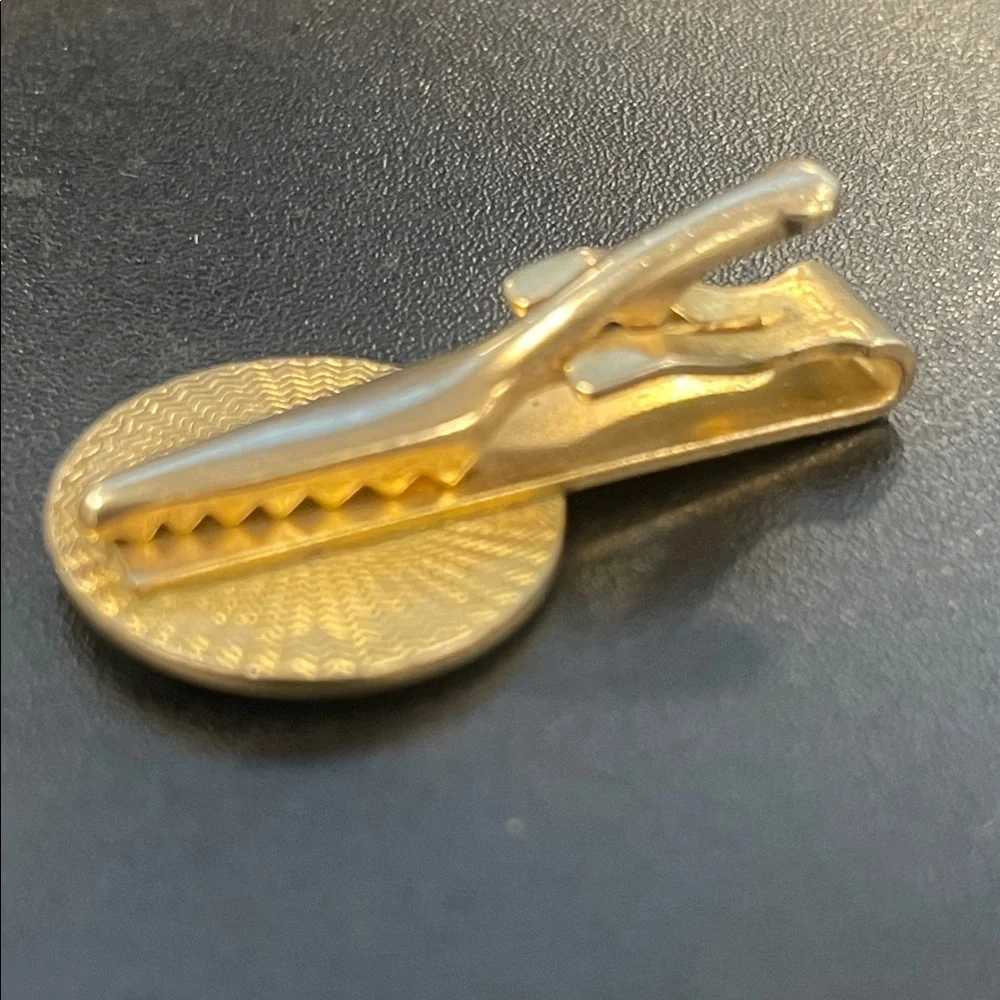 Gold Lion Emblem Tie Clip